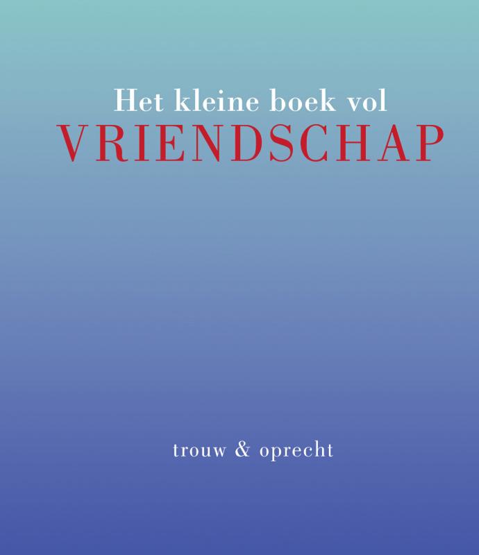 Het kleine boek vol vriendschap