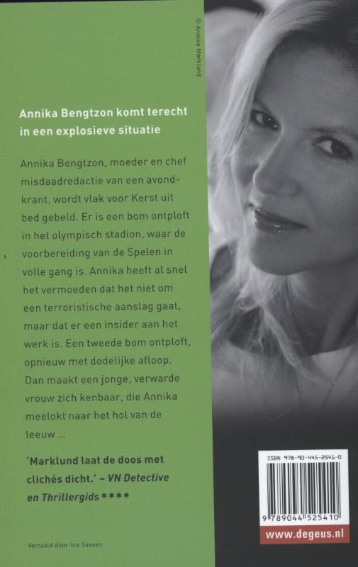 Springstof / Annika Bengtzon / 2 achterkant