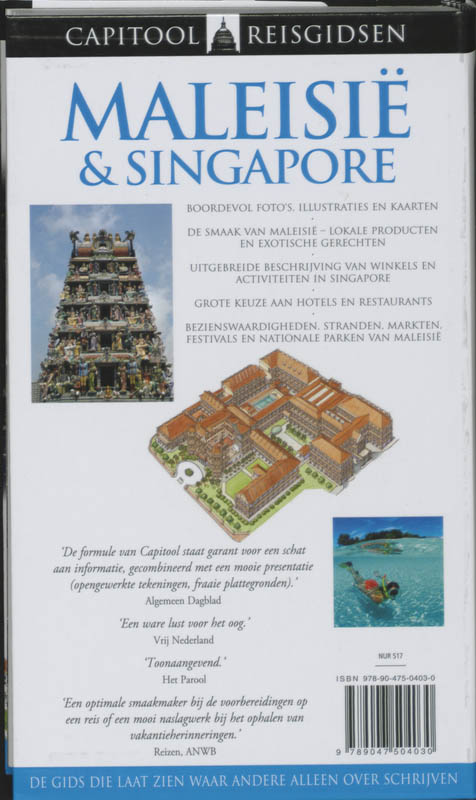 Maleisië & Singapore / Capitool reisgidsen Maleisië & Singapore / Capitool reisgidsen achterkant