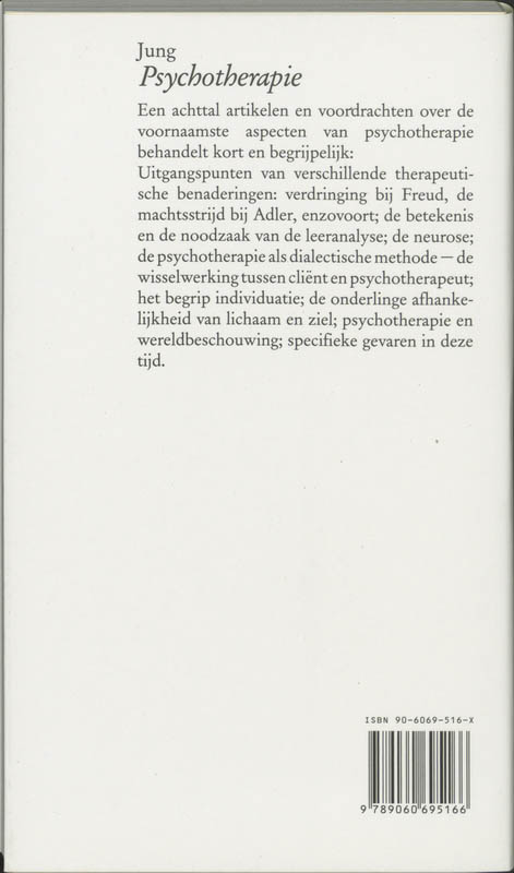 Psychotherapie / De kleine Jung-bibliotheek achterkant