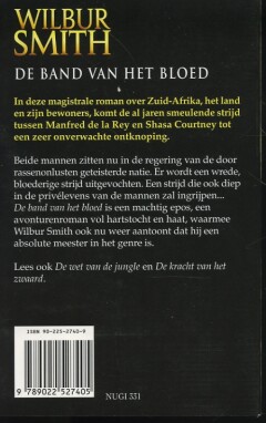 De band van het bloed / De Courtney-serie / 6 achterkant