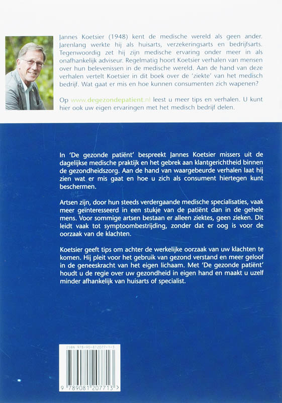 De gezonde patient achterkant