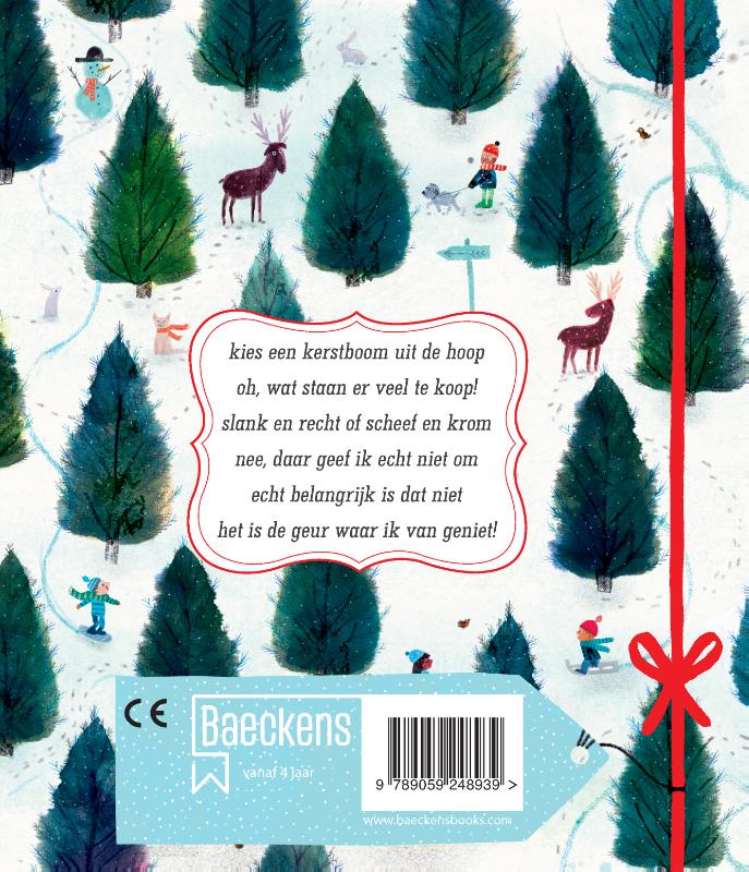 Kies een kerstboom achterkant