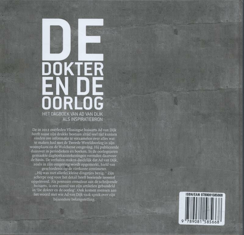 De dokter en de oorlog achterkant