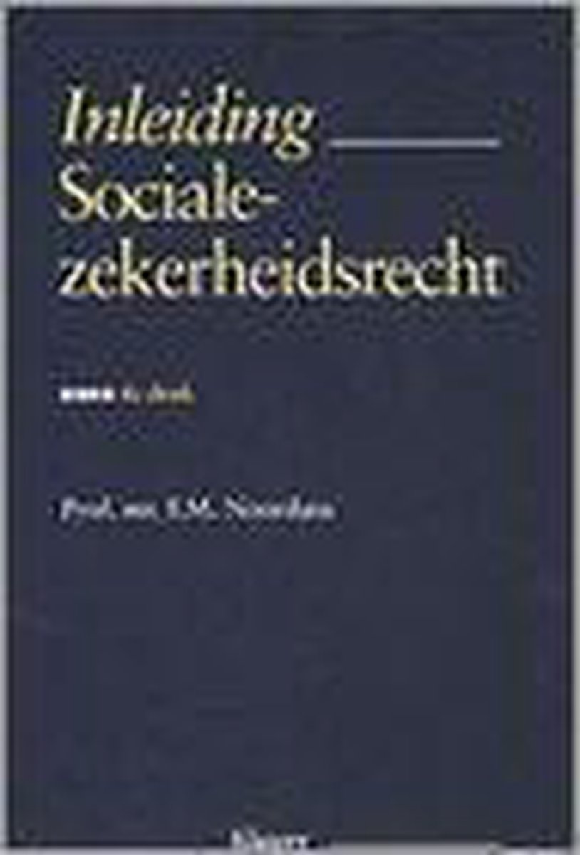 Inleiding socialezekerheidsrecht