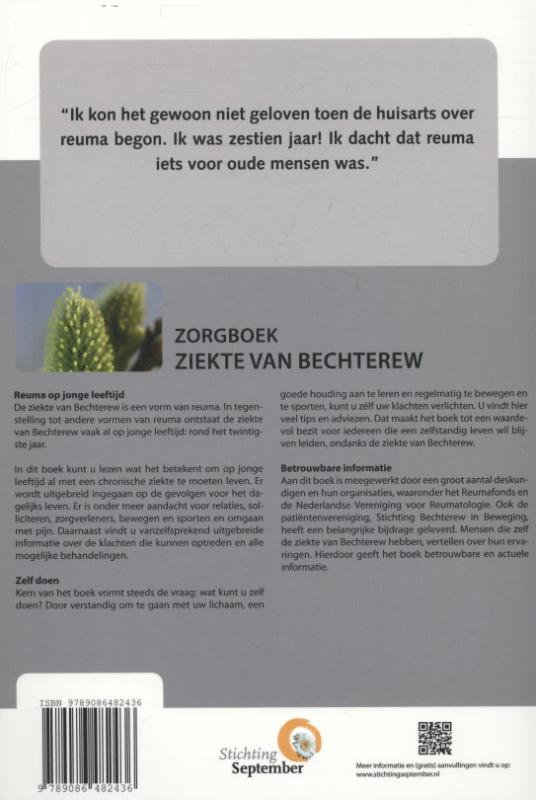 Ziekte van Bechterew / Zorgboek achterkant