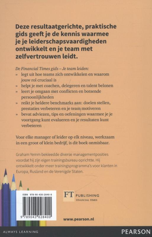 De financial times gids  -   Je team leiden achterkant