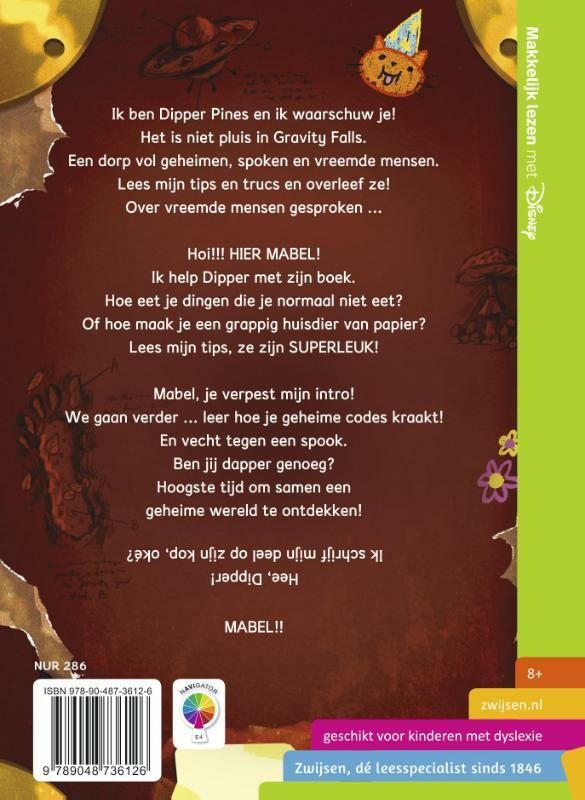 Gravity Falls / Makkelijk lezen met Disney achterkant