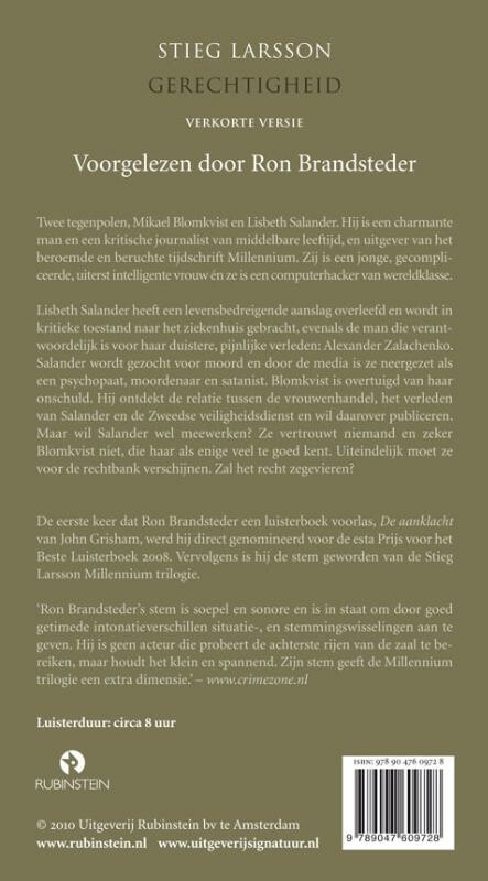 Gerechtigheid achterkant