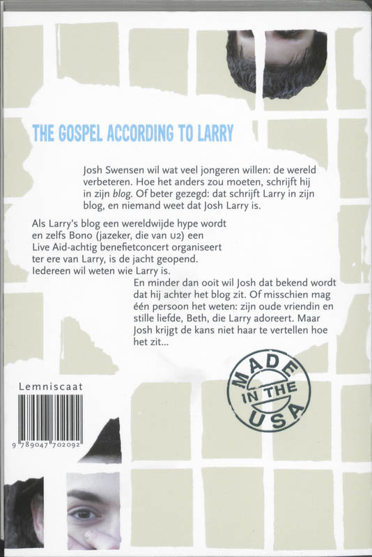 The gospel according to Larry achterkant