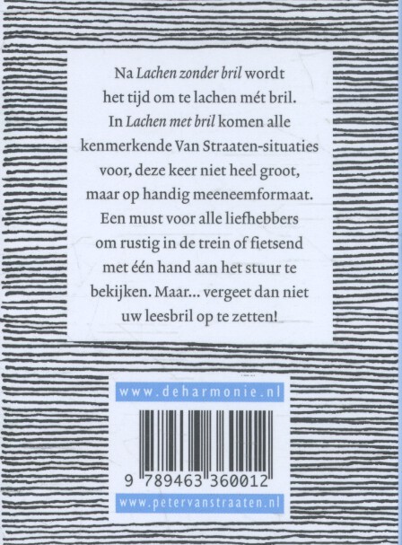 Lachen met bril Lachen met bril achterkant