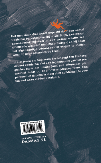 Het leven als tragikomedie achterkant