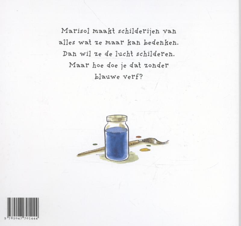 De kleur van de lucht achterkant