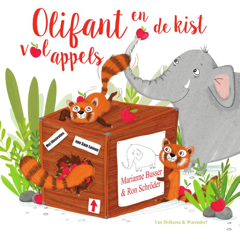 Olifant en de kist vol appels