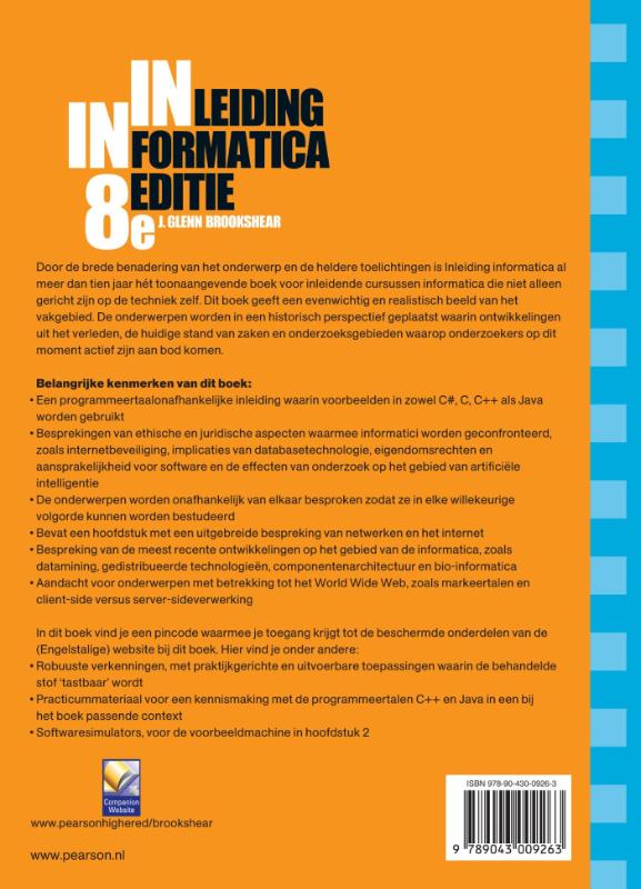 Inleiding Informatica achterkant