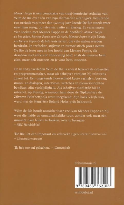 Meneer Foppe achterkant