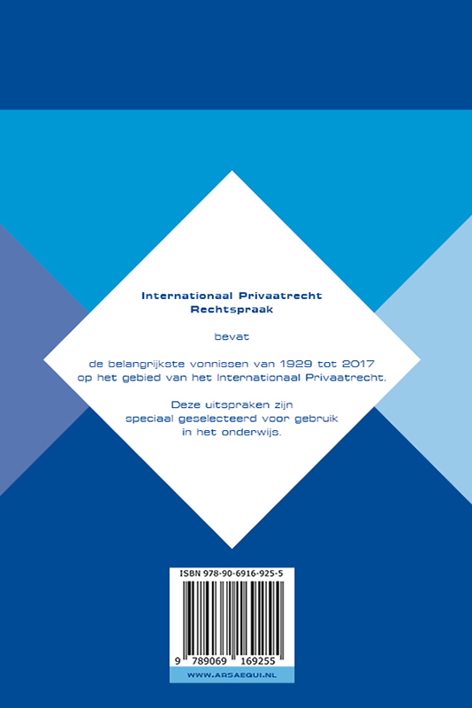 Internationaal privaatrecht / Rechtspraak / 2017 / Ars Aequi Jurisprudentie achterkant