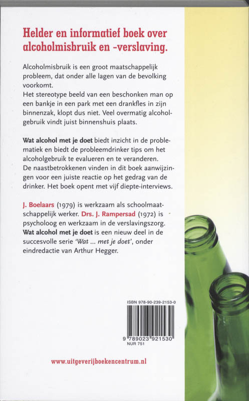 Wat alcohol met je doet / Wat... met je doet Wat alcohol met je doet / Wat... met je doet achterkant