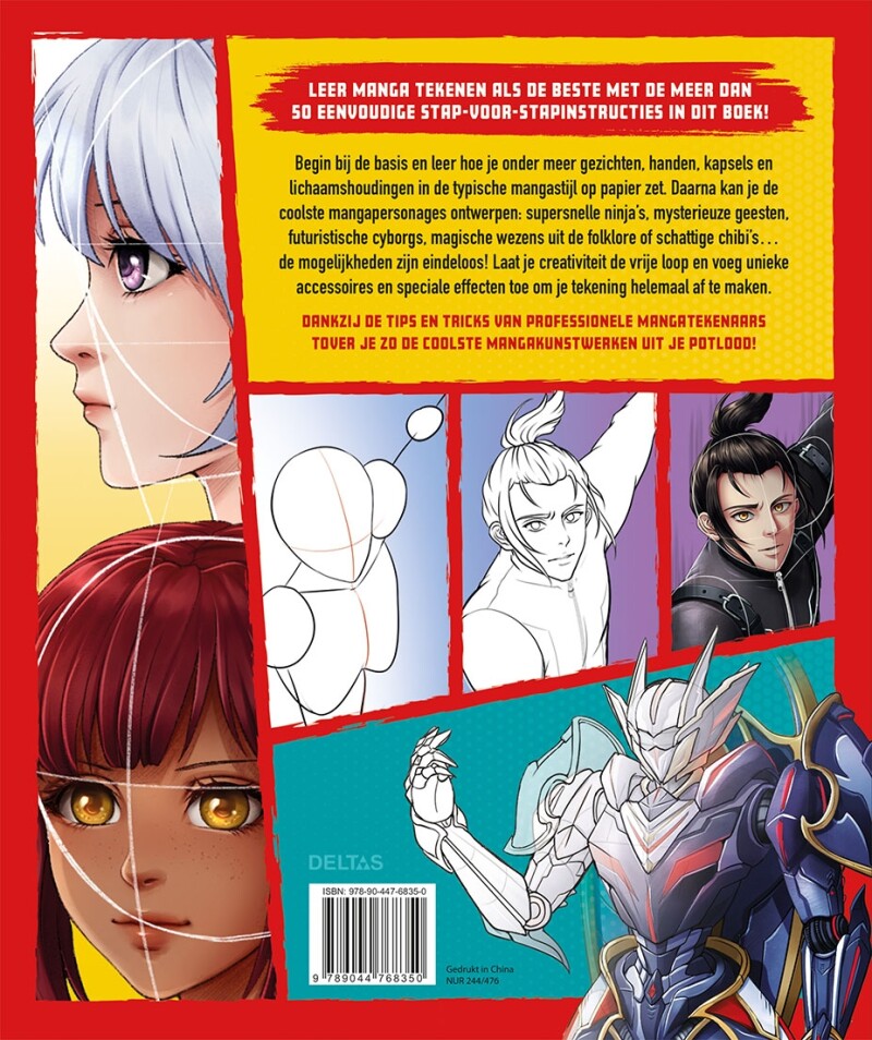 Manga - Leren tekenen achterkant