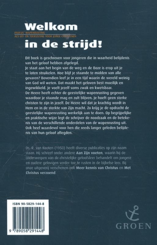 Welkom in de strijd ! achterkant