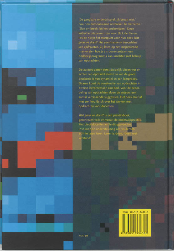 Wat gaan we doen? / Docentenreeks Wat gaan we doen? / Docentenreeks achterkant