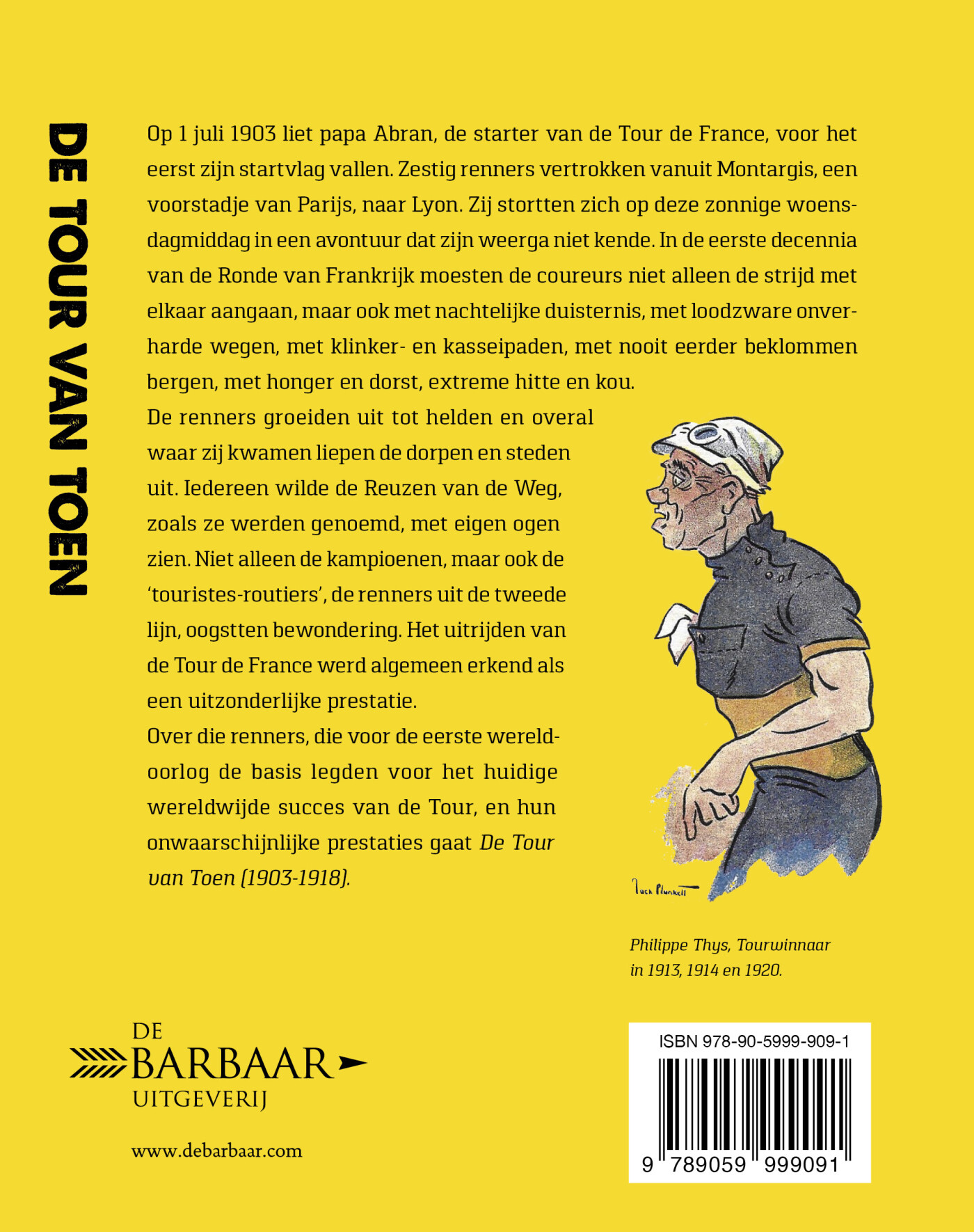 De Tour van toen achterkant