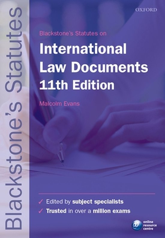 Blackstone's International Law Documents