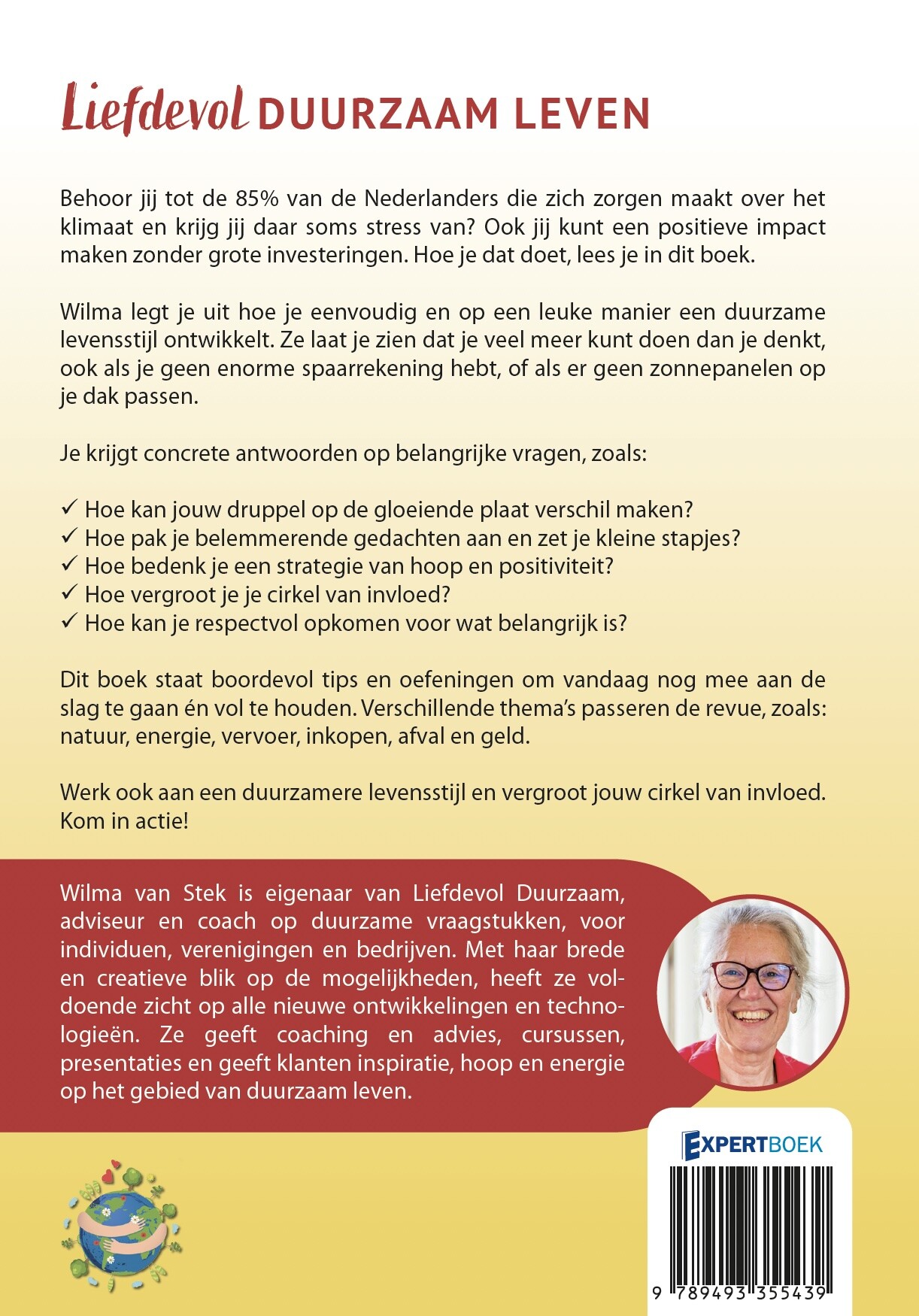 LIEFDEVOL DUURZAAM LEVEN / HOE DAN?-serie achterkant