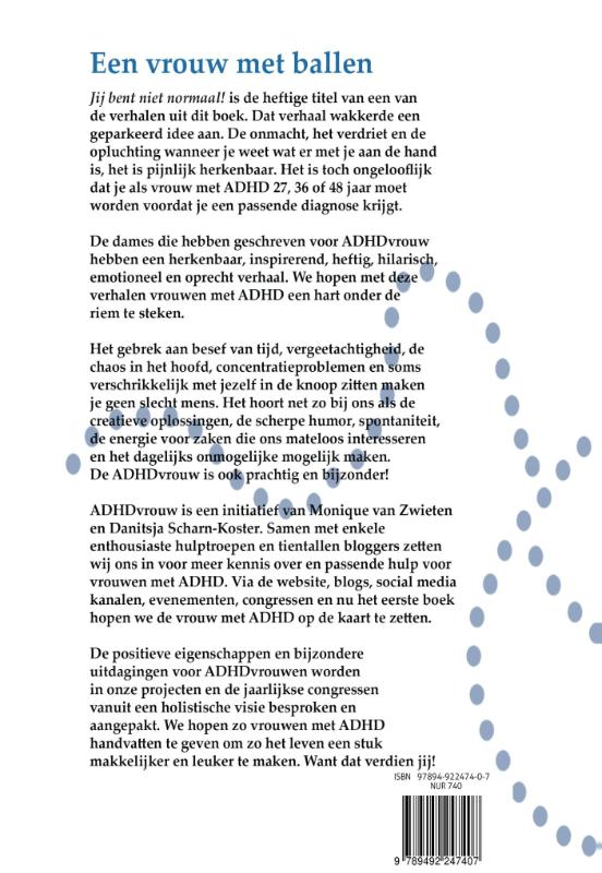 Een vrouw met ballen achterkant