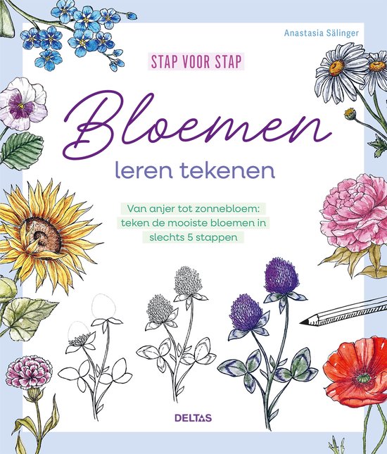Stap voor stap bloemen leren tekenen