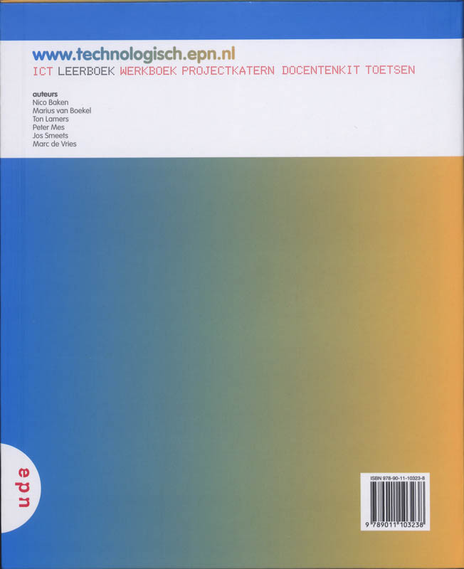Technologisch 2 vmbo-T/havo leerboek-A achterkant