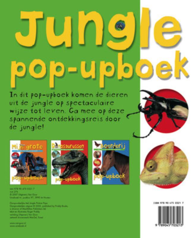 Jungle pop-upboek achterkant