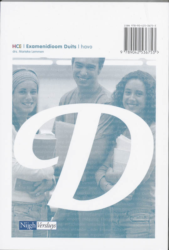 HCE Duits examenidioom HAVO Tekstboek achterkant