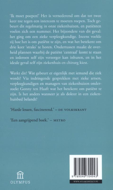 Dokter is ziek achterkant