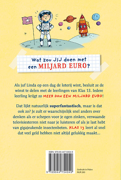 Klas 13 wint helaas de loterij / Klas 13 achterkant