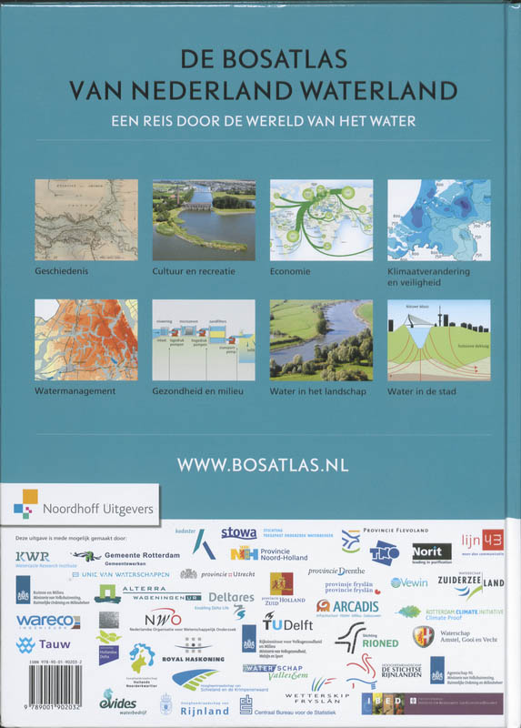 De Bosatlas van Nederland waterland De Bosatlas van Nederland waterland achterkant