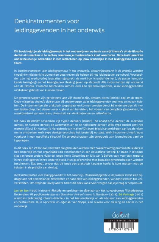 Denkinstrumenten voor leidinggevenden in het onderwijs achterkant