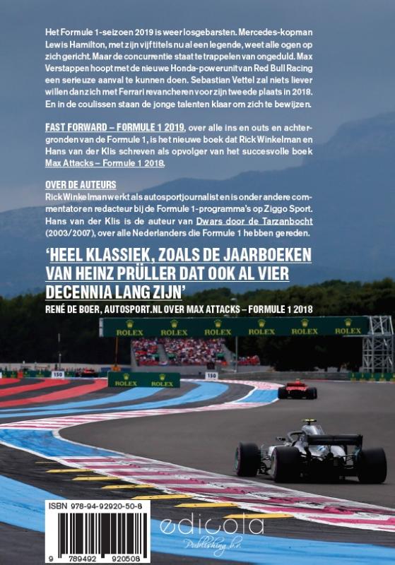 Formule 1 2019 - Fast Forward achterkant