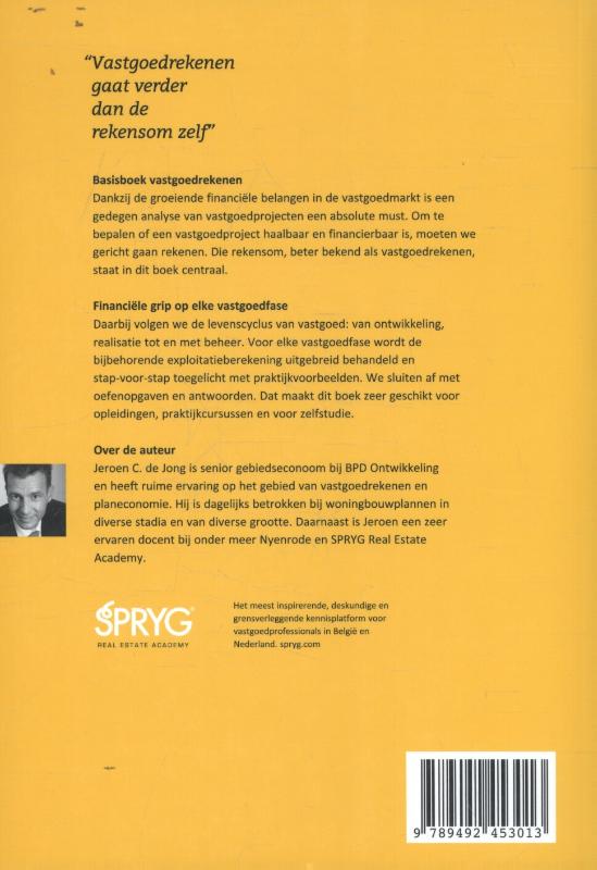 Basisboek vastgoedrekenen achterkant
