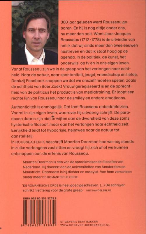 Rousseau en ik achterkant