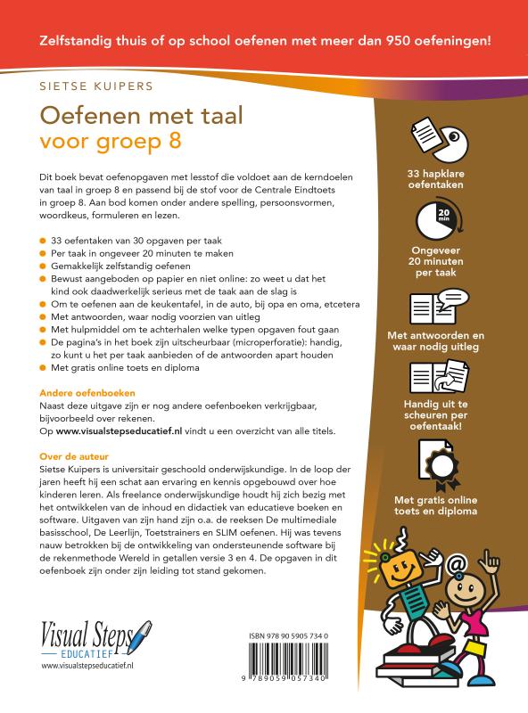 Oefenen met taal voor groep 8 achterkant