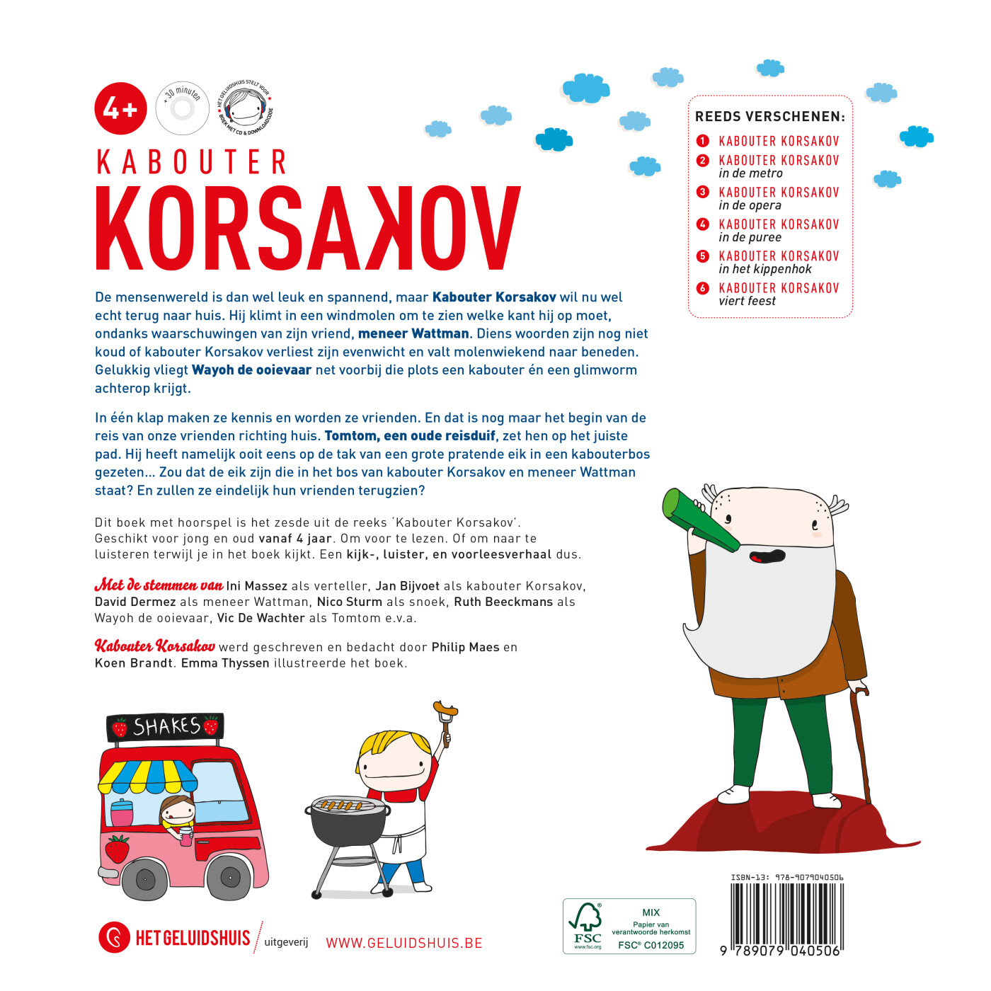 Kabouter Korsakov viert feest / Kabouter Korsakov / 6 achterkant