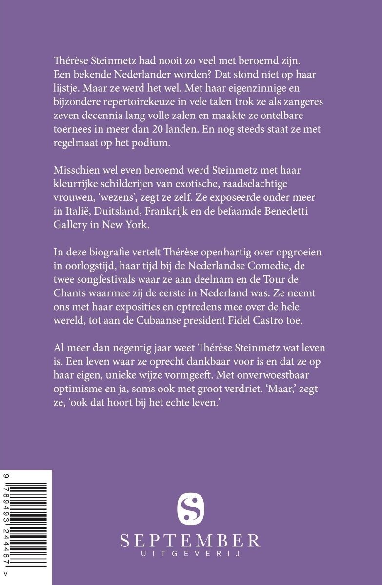 Dank aan het leven achterkant