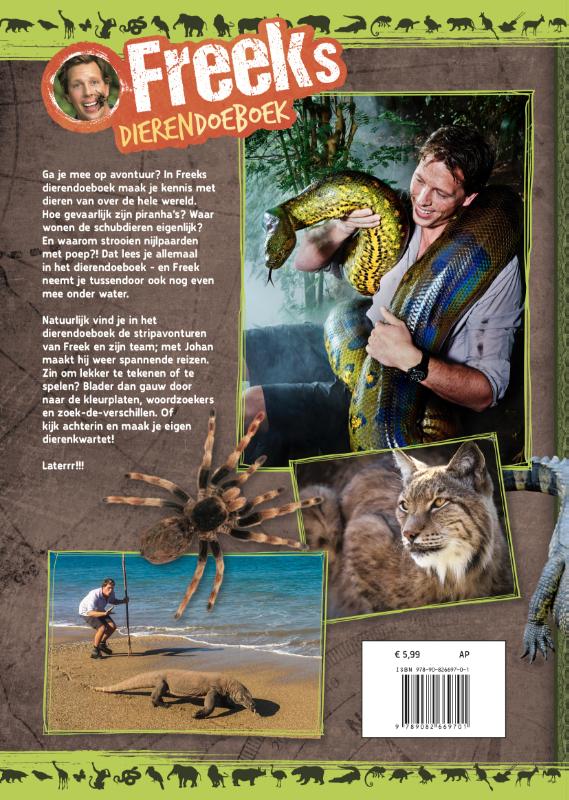 Freeks Dierendoeboek 2 achterkant