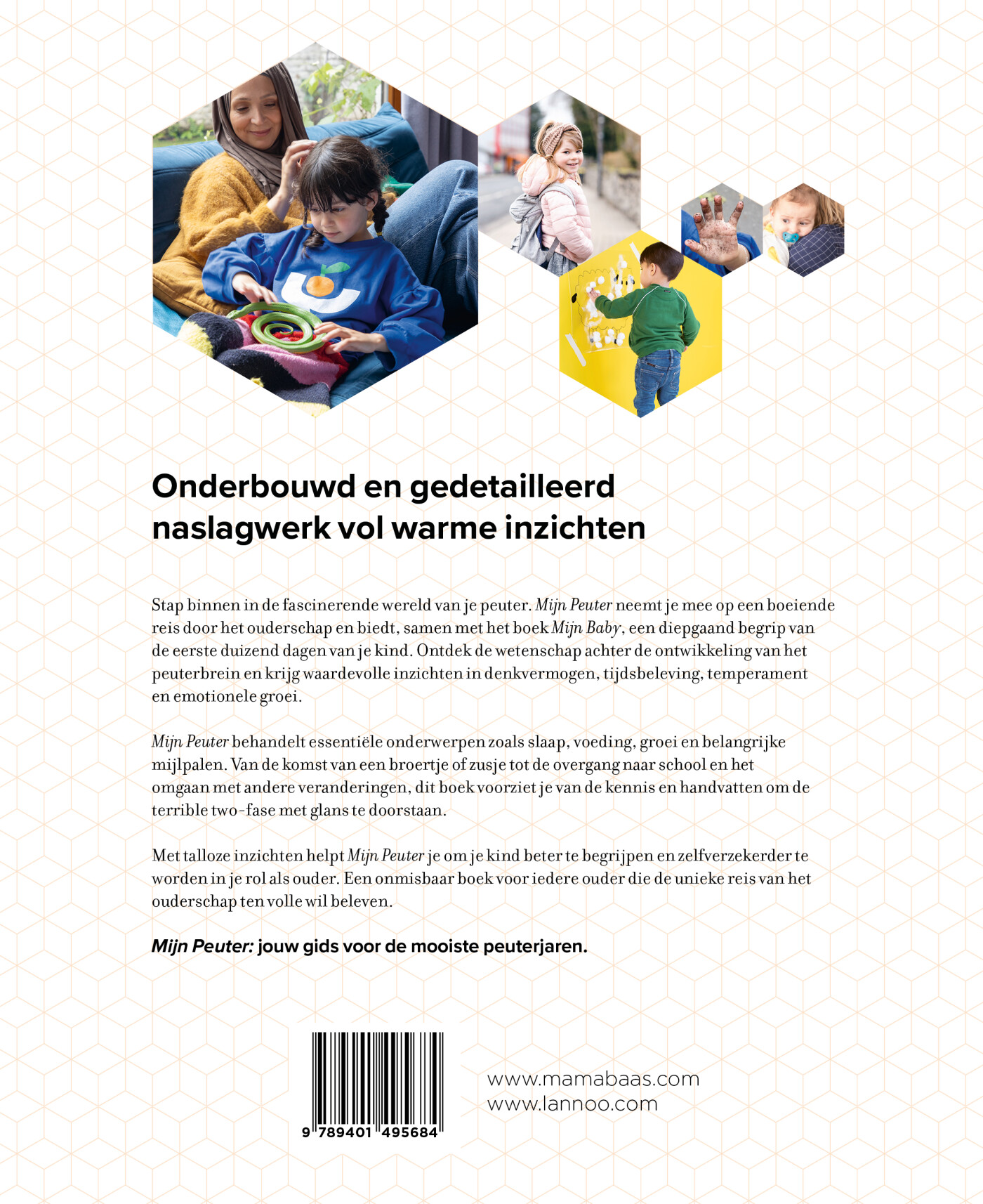 Mijn peuter / Mama Baas achterkant