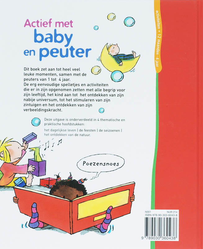 Actief met baby en peuter achterkant