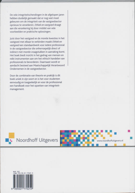 Ethiek en vastgoed achterkant