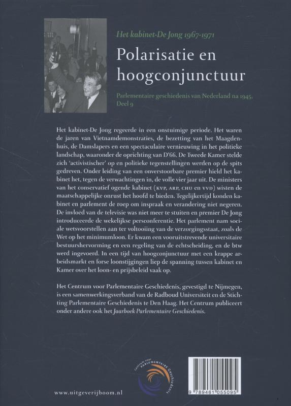 Polarisatie en hoogconjunctuur / Parlementaire geschiedenis van Nederland na 1945 / 9 achterkant