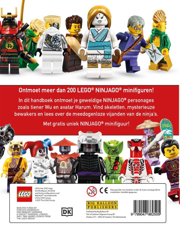 Geheimen van de Ninja / Lego Ninjago achterkant