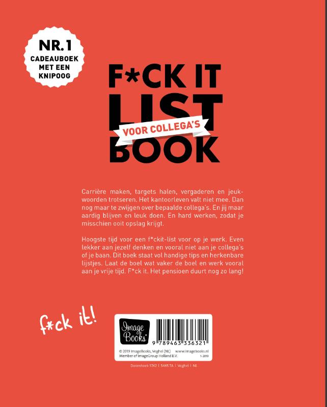 F*ck it list book voor collega’s achterkant